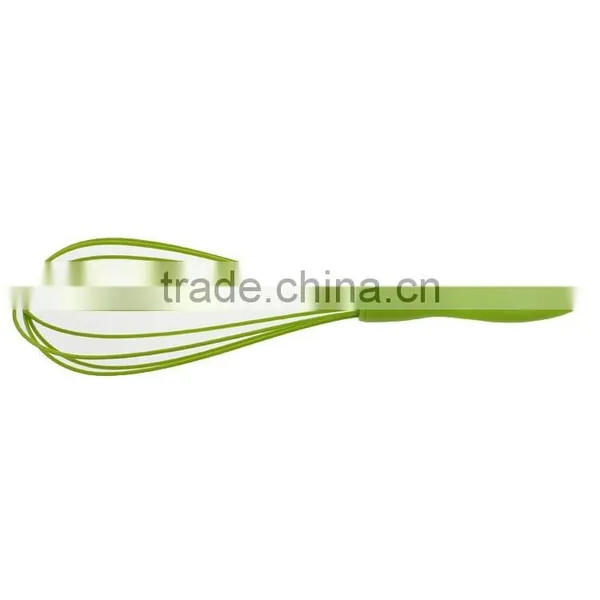 Heat Resistant Non-stick Silicone Egg Coated Whisk photo-2
