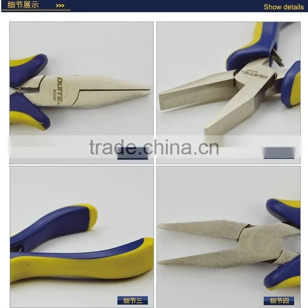 2015 Cheap Nickel Steel 4.5" Mini Flat Nose Pliers photo-4