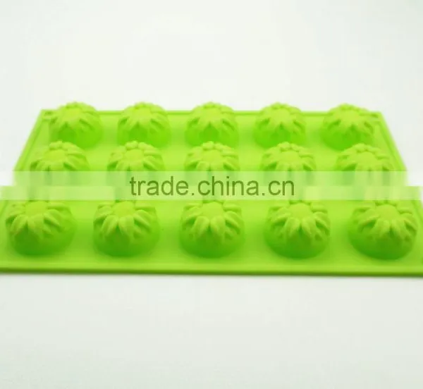 1192 15 Pcs Roses Shaped Silicone Chocolate Mould and Mold photo-5
