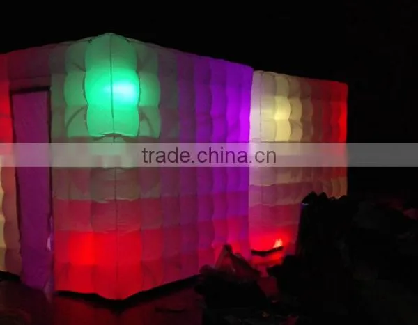 LED Lighting Black Inflatable Photo Booth Commercial Use Inflatable Photo Booth for Sale Custom photo-6