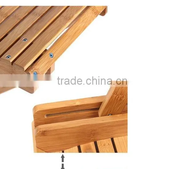Small Foldable Bamboo Stool photo-3