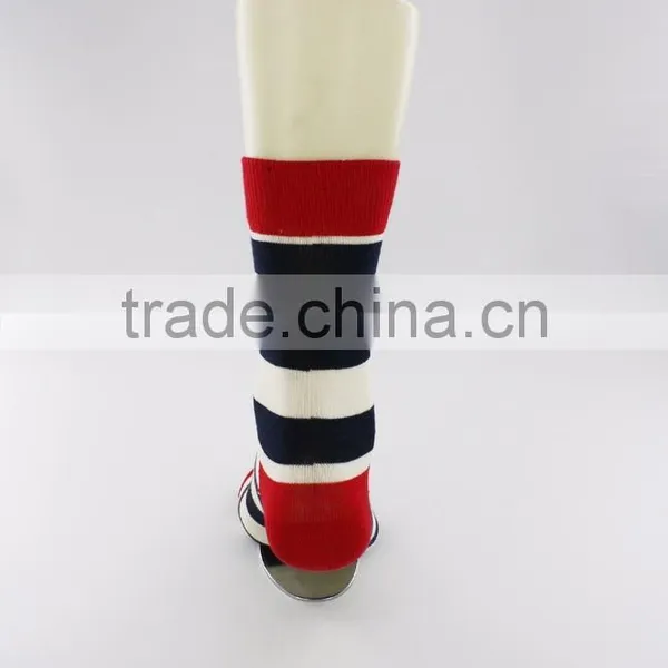 OEM Custom Colorful Combed Cotton Dress Business Men Happy Socks photo-5