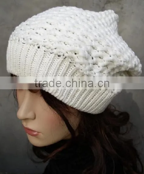 Knitted Beret Hat photo-4