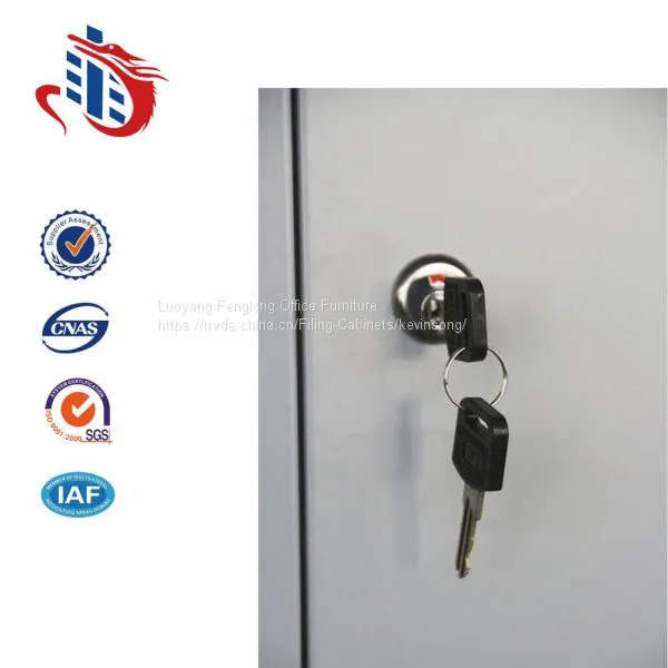 4 Door Workers Clothes Storage Cabinets Metal Locker Box photo-5
