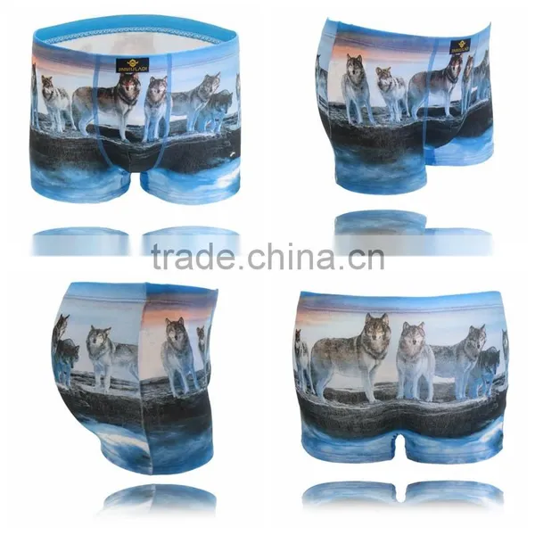 2016 New Fashion Men Brand of Superior Quality Underwear Cotton Print Classic Male Boxer photo-6