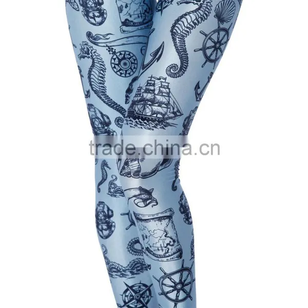 2017 Colorful Sublimation Leggings for Women Fitness Wear Yoga Pants and Leggings for Active Wear photo-2