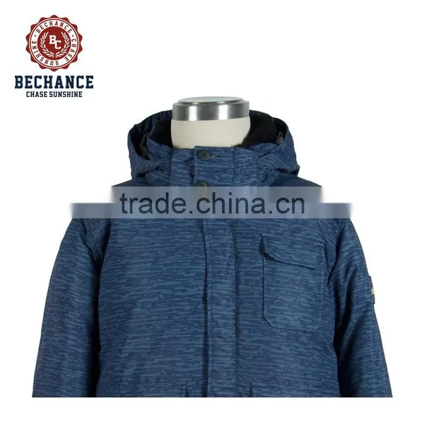 2017 New Men's Outdoor Bomber Down Jacket Winter Parka With Hood photo-6