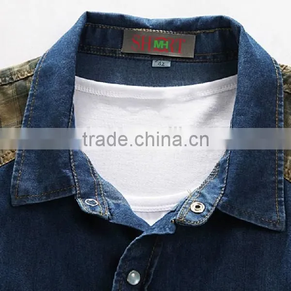 Denim Fabric Garment Man Shirt Casual Shirt photo-2