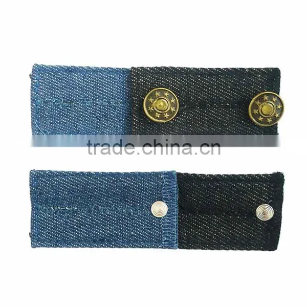 Tight Trousers Garment Jeans Extended Belt With Metal Button Trousers Extender photo-3