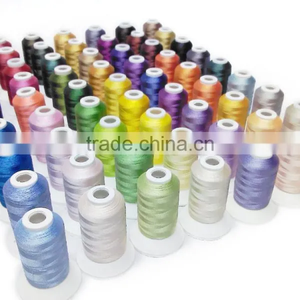 Popular Brother 63 Assorted Color Embroidery Machine Thread 500m/color for Any Embroidery Machine photo-3