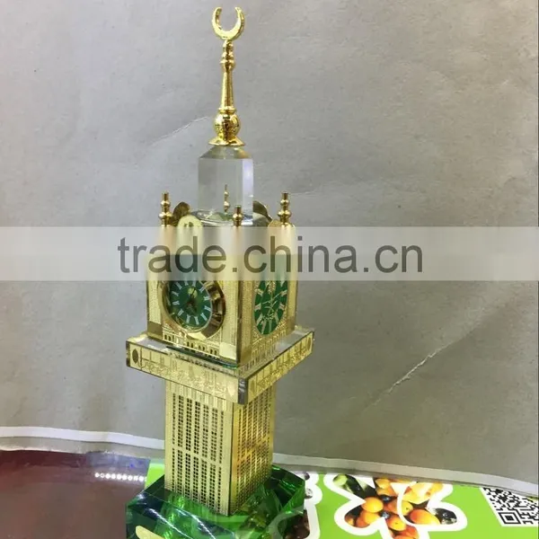 New Crystal Makkah Clock Tower Model For Ramadan Gift photo-3