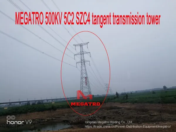 MEGATRO 500KV 5C2 SZC4 Tangent Transmission Tower photo-2