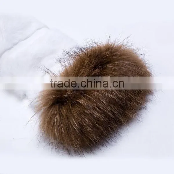 100% Genuine Raccoon Fur Cuff/ Fur Accessory
