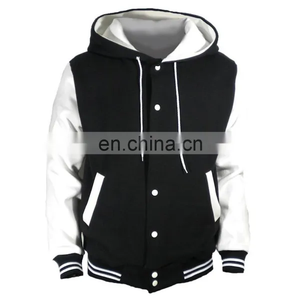 Varsity Baseball Letterman College Cotton Varsity Jacket photo-2