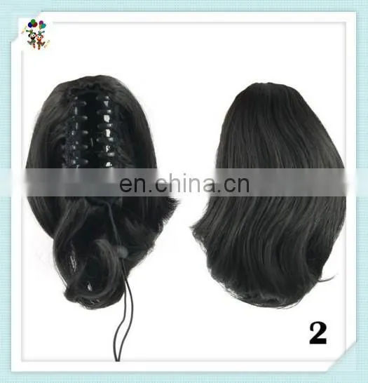 Womens Synthetic Sexy Short Wave Drawstring Hair Ponytails HPC-0178 photo-3