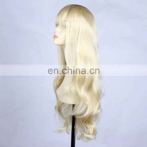New Long Wavy Silver Women Curly Wig photo-3