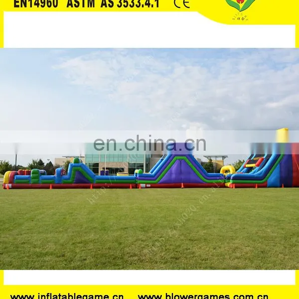 Outdoor Commercial PVC Tarpaulin Inflatable Obstacle Course Equipment for Adults photo-2