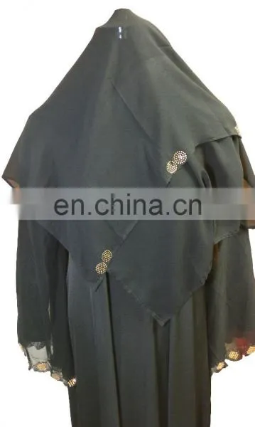 Decent Casual Wear 2017 Plain Abaya Burkha / Latest Islamic Wear Burqas 2017 (dubai Abaya 2017) photo-3