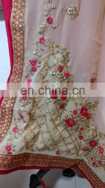 2017 Royal Occasion Wear Semi-Stitched Straight Cut Style Salwar Kameez (salwar Kameez Suits) photo-4