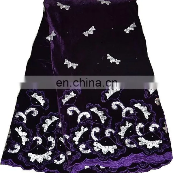 New Arrival Beautiful Embroidery African George Fabric(PVG14001) George Lace With Sequins photo-6