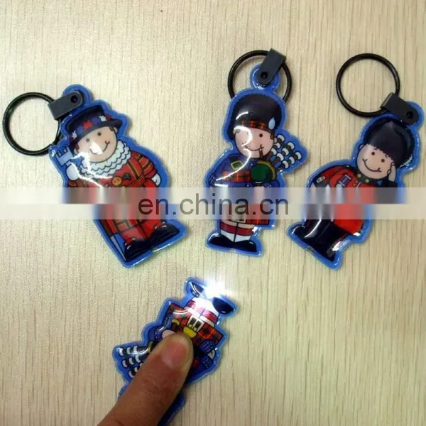 Made in China High Quality Cheap Promotion Voltage Led Light Keychain photo-6