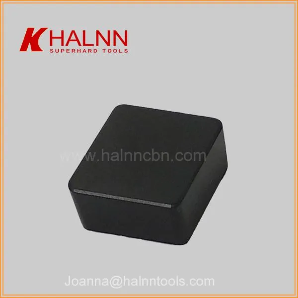 Halnn Supplier Solid PCBN Inserts Finishing Hard Part Turning Hardened Steel Wind Power Bearings photo-2