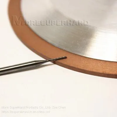 3A1 Resin Diamond Grinding Wheel for Micro Drill - Zoe@moresuperhard.com photo-3
