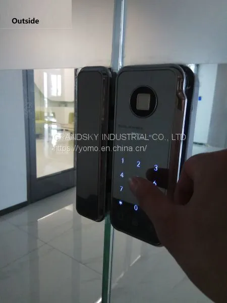 High Security And Quality Password Fingerprint Mechanical Key Door Intelligent Lock W5A photo-2