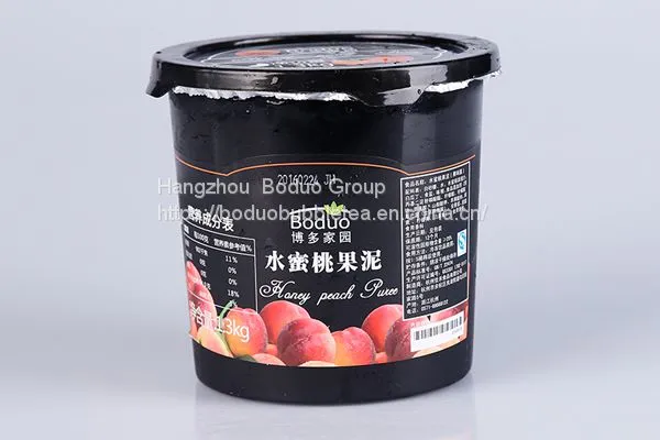 Boduo Juicy Peach Puree Fruit Flavored Jam photo-3