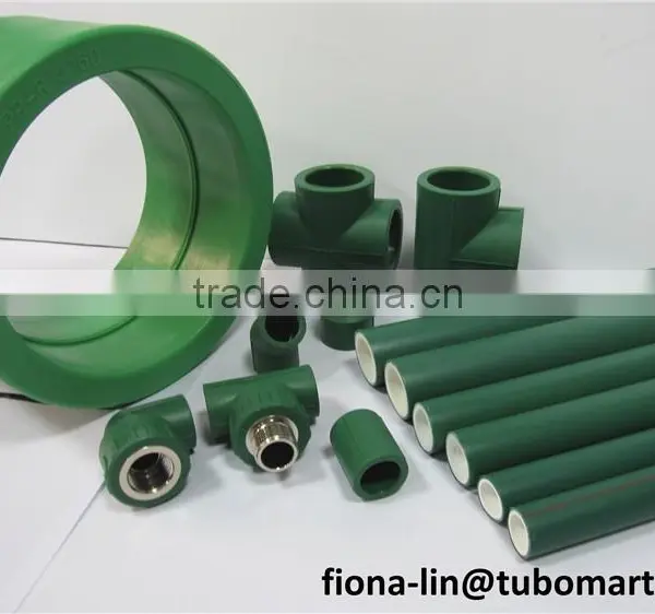 Ppr Cross Pipe Fittings of China Yanshan Material With Various Colors photo-2
