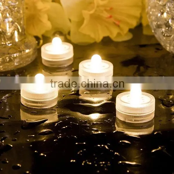 Wholesale LED Subenersible Waterproof Candle Tea Lights-Warm White SNL068 photo-4