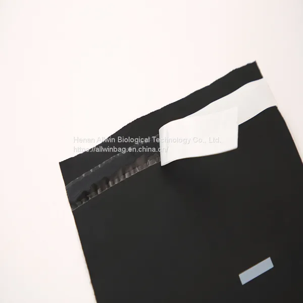 Custom Design Cornstarch Plated Made Biodegradable Compostable Envelope Packing Bag Mailer Bag photo-3