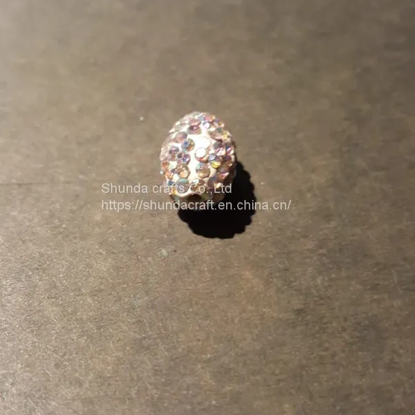 China Natural Stone Crystal ab Oval Shape Beads, White Crystal AB for Jewelry photo-3