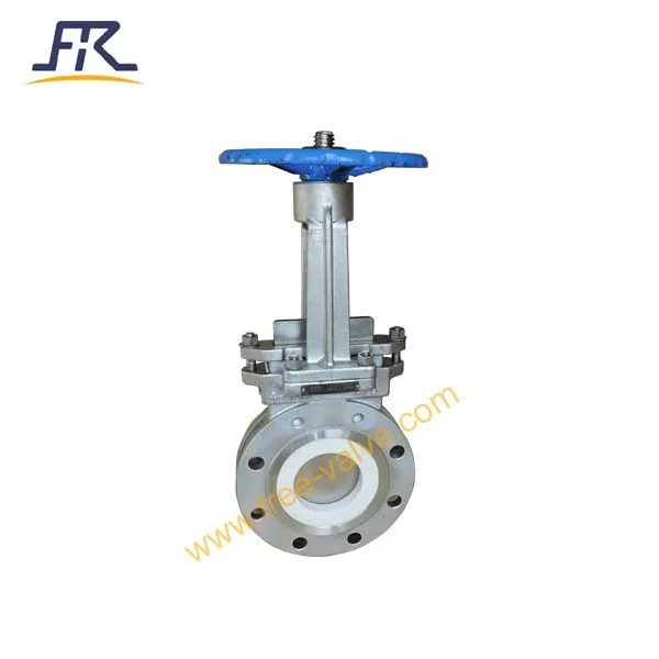 Manual Operating Ceramic Lined Abrasion-resistant Knife Gate Valve for Fly Ash System photo-4