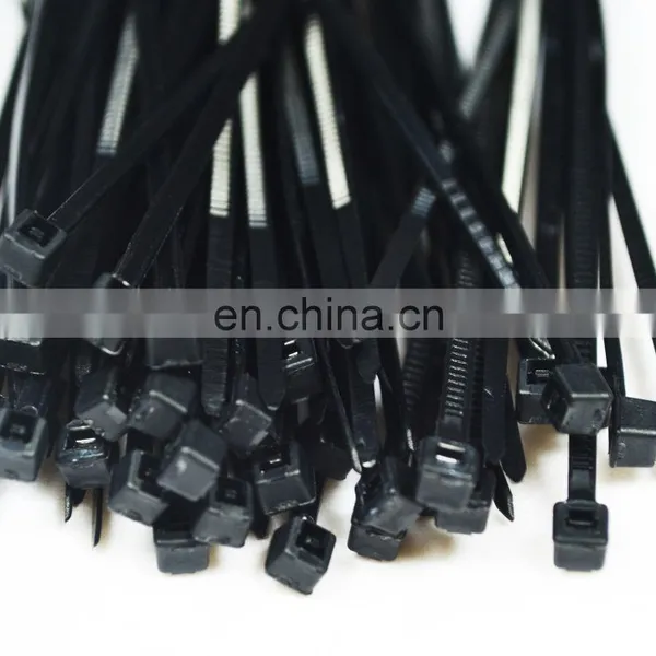 100pcs Assorted Self-locking Nylon Cable Ties Black Plastic Zip Tie Loop Wire Wrap Zip Tie photo-4