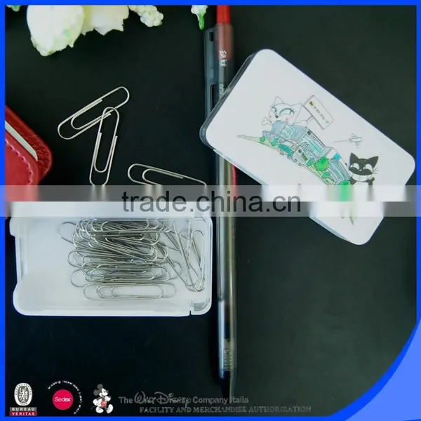 Variety Color Imprinted on pp Box Package Normal Paper Clip Silver Nickel Supplier's Choice photo-4