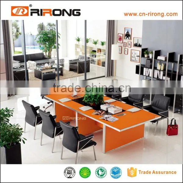 Commercial Office Furniture Conference Room With Tempered Glass