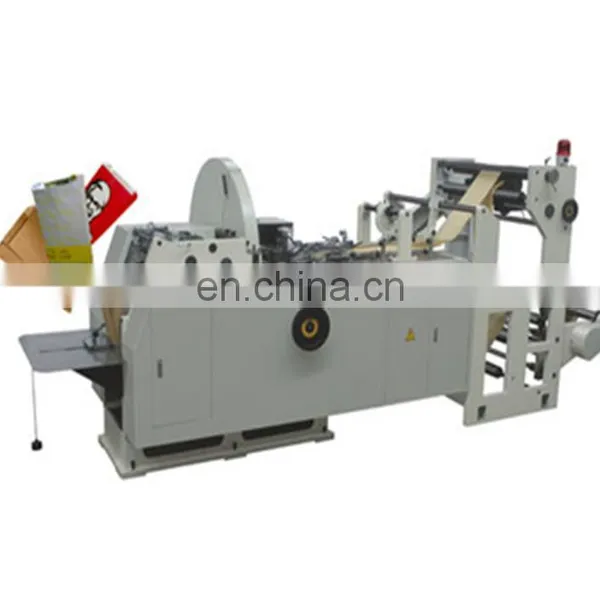 Roll Feeding Block Bottom Paper Bag Forming Machine