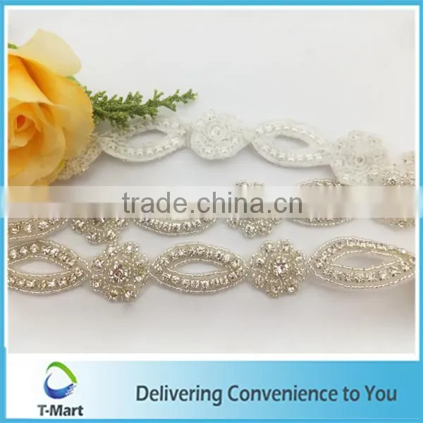 2015 Wholesale Cheap Bead Mesh Trimming photo-2