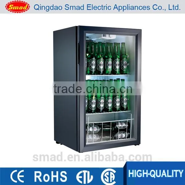 Mini Fridge Glass Door Refrigerator Cold Showcase Display Refrigerators photo-3