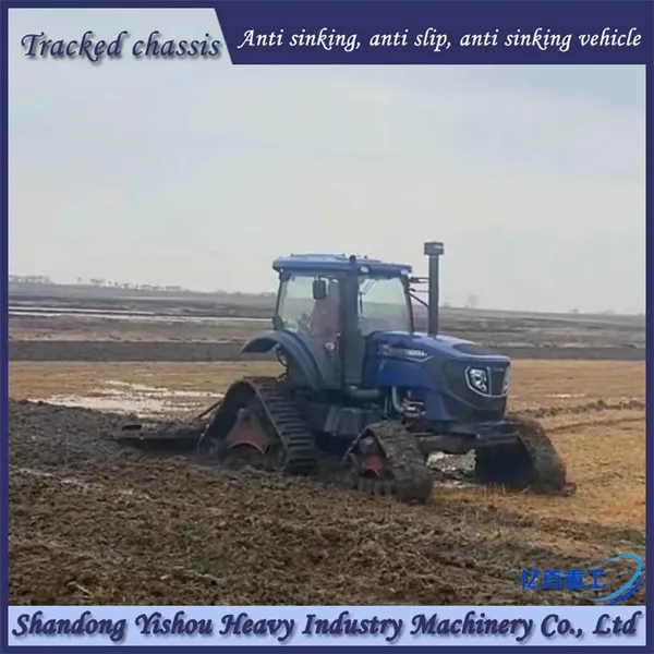 In 2004, Tractors Were Modified With Rubber Tracks and Half Chain Rails to Ensure Stable and Reliable Terrain in Swamps photo-4