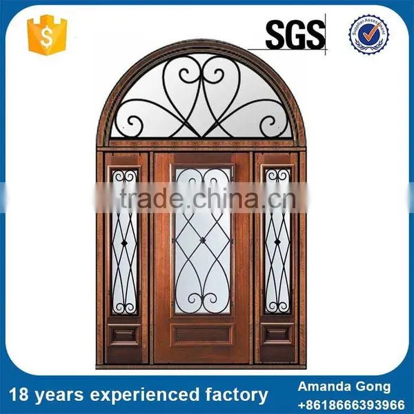 New Design And Fashion Wrought Iron Pantry Safety Front Doors photo-4