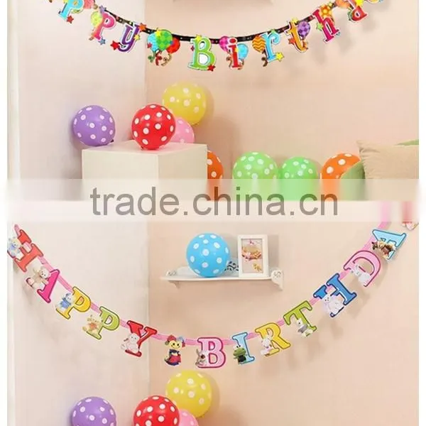 Hot Sale Happy Birthday Letter Banner With Multi-Language, and Different Designs photo-2