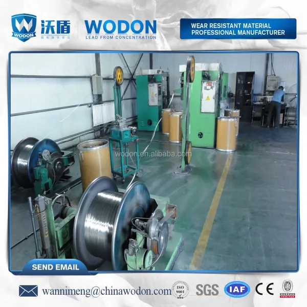 HB350 Abrasion Resistant Hardfacing Co2 Welding Wire for Cement Mill Roller Surface Repair photo-4