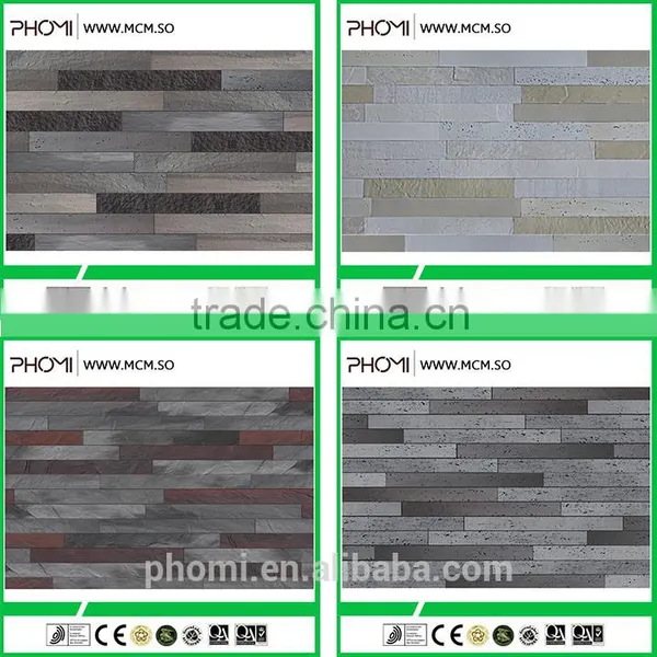 Fire Rated Flexible Modified Clay Material Breathability Durability Decorative Black Interior Wall Cladding photo-5