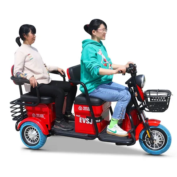 Electric Tricycle 60v 800w Bike Other Motorized Cargo Trike 3 Wheel Family Child Bike Prices Motorcycle Holland Adult photo-4