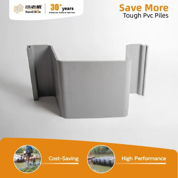 Wave Resistance Affordable Rust-Proof Pvc Sheet Piling for Coastal Residential Seawall Building