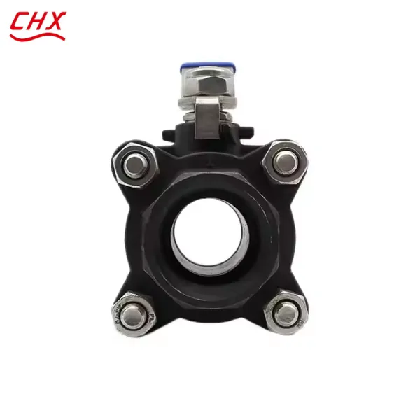ANSI API Ball Valve Internal Thread 3-Piece Forged Carbon Steel Manual t Handle 1000WOG photo-2