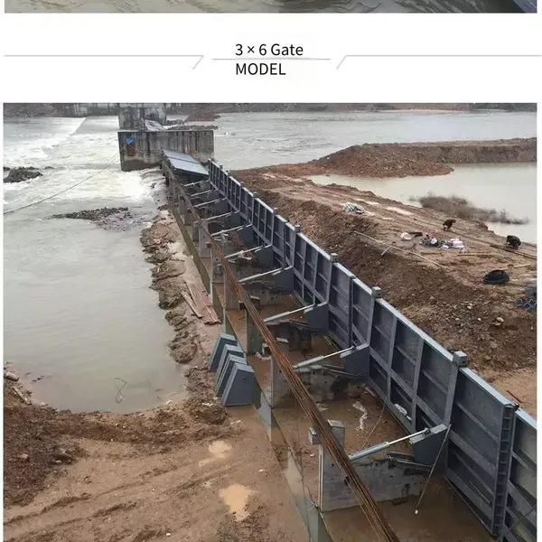 taizhou bottom shaft hydraulic steel dam gate