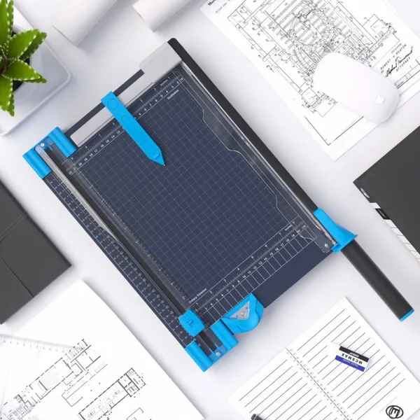 Premium 12 Inches A4 5 in 1 Paper Trimmer Office Paper Cutting Machine Guillotine Cutter IDPC024 photo-5